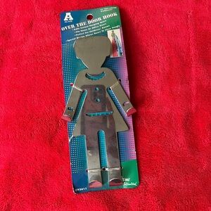 ACME Over the Door Hook in Black and Blue